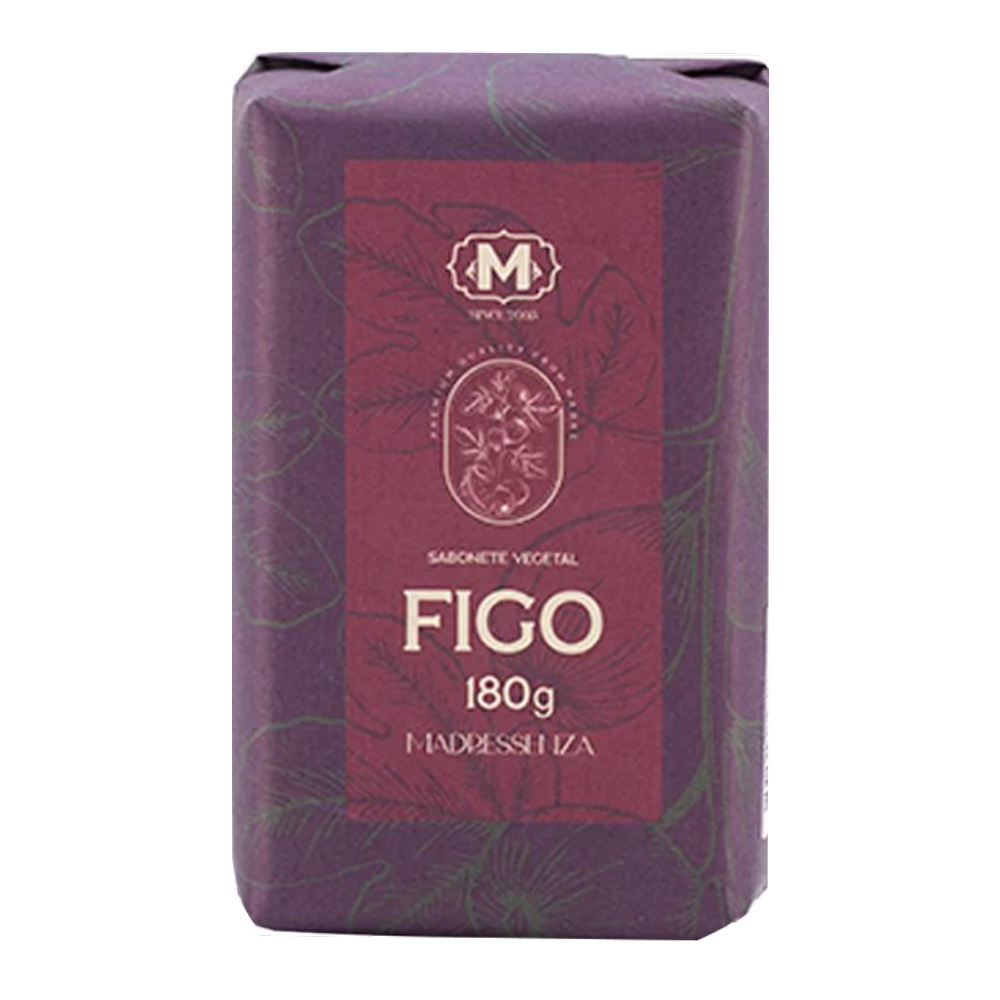 Sabonete Vegetal em Barra Figo Madressenza 180g