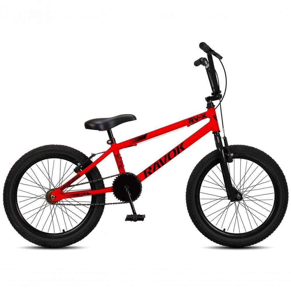 Bicicleta Aro 20 Bmx Rv-x Aero Freio V-brake Infantil Vermelho