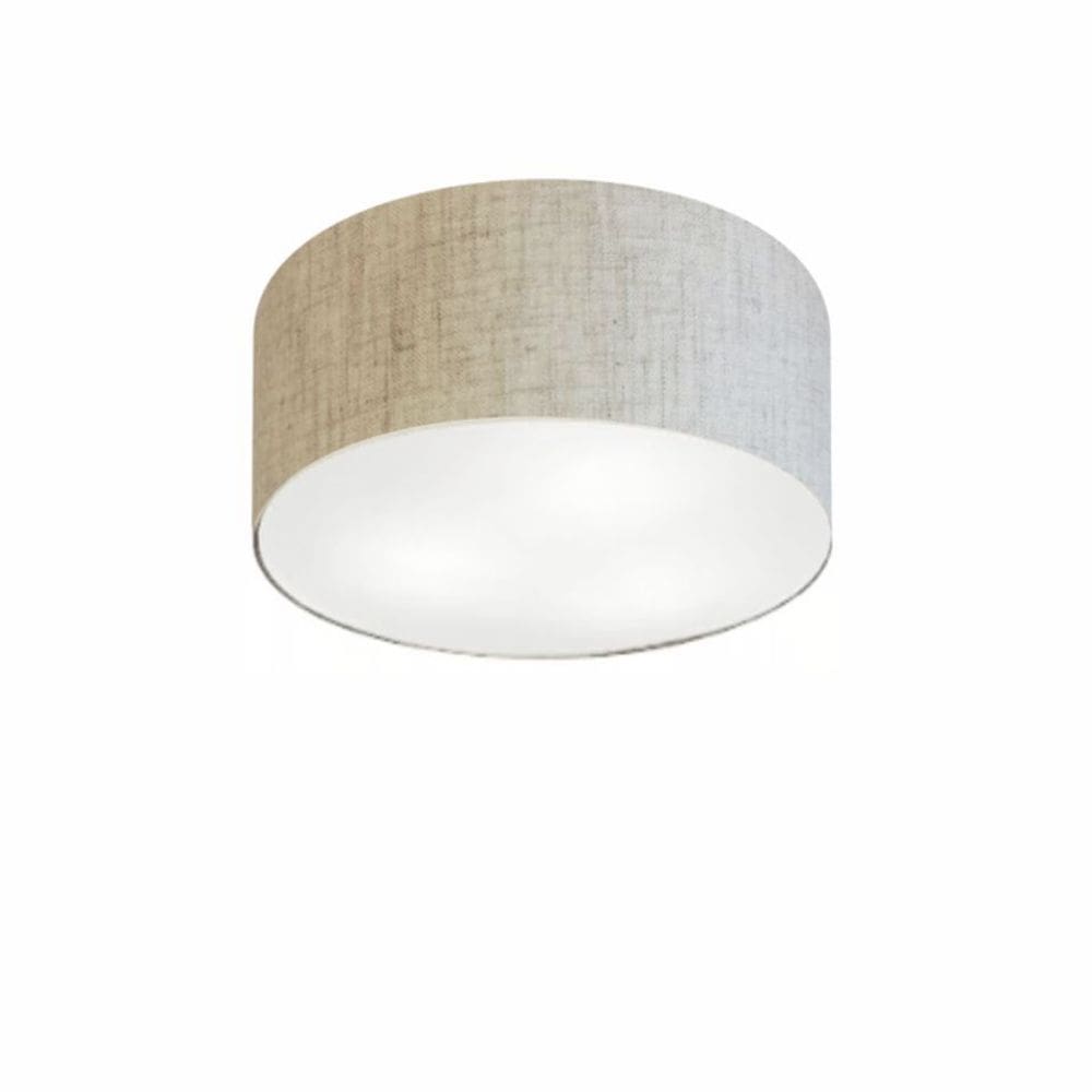 Plafon Para Quarto Cilíndrico SQ-3010 Cúpula Cor Rustico Bege