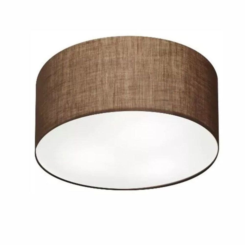 Plafon Para Sala de TV Cilíndrico TV-3047 Cúpula Cor Café