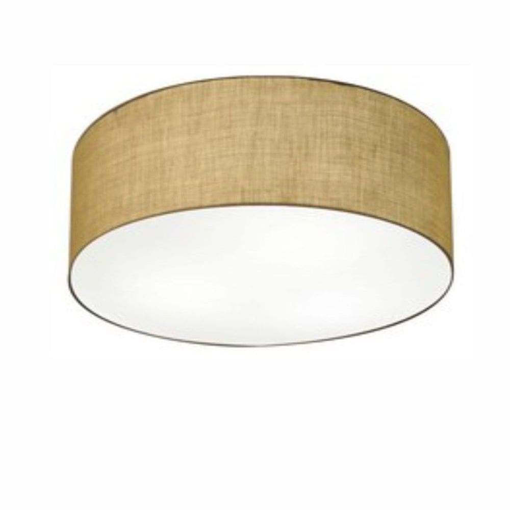 Plafon de Sobrepor Cilíndrico SP-3047 Cúpula Cor Palha