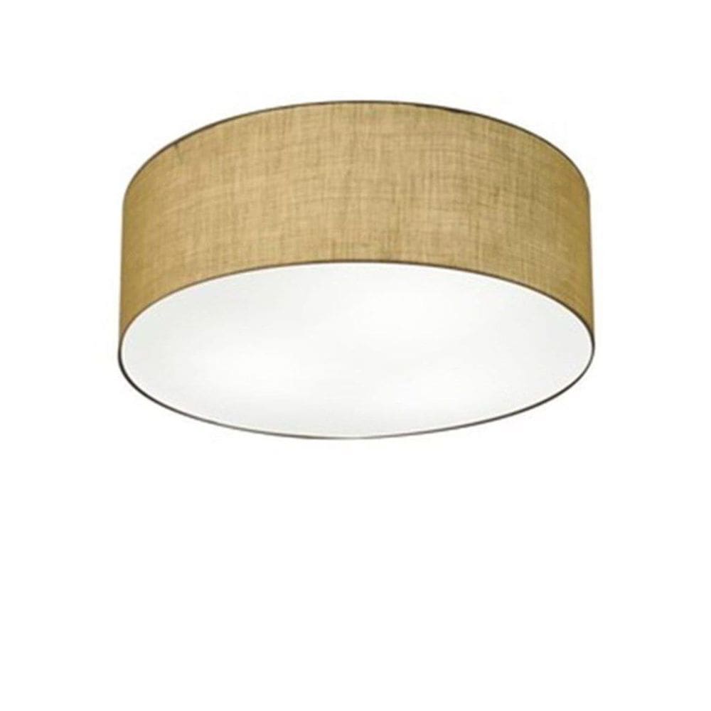 Plafon Para Quarto Cilíndrico SQ-3005 Cúpula Cor Palha