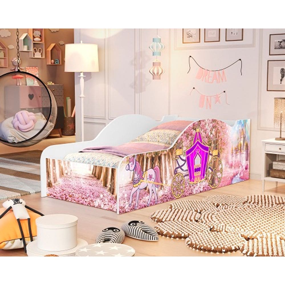 Cama Carro 18 Solteiro Adesivada – VJ Móveis