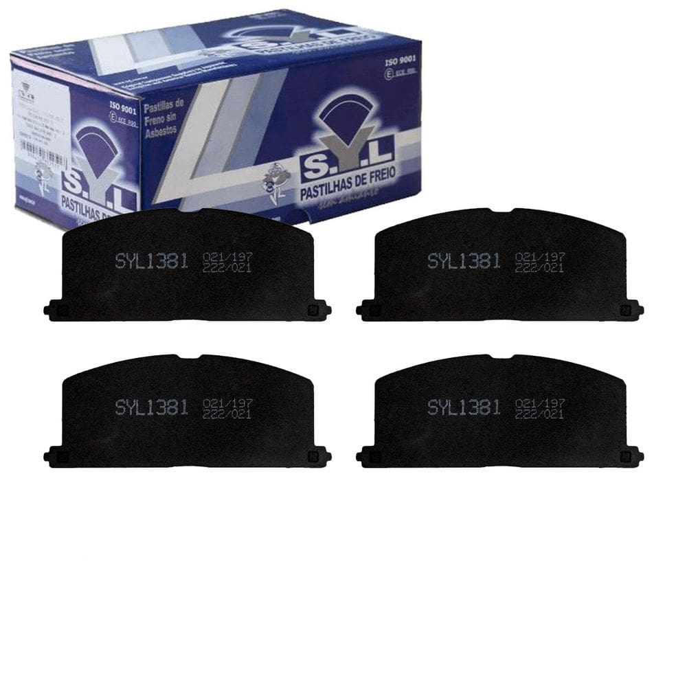 Pastilha De Freio Dianteira - Sistema Akebono - Cabrio 83 A 92 / Camry 83 A 87 / Carina 83 A 92 / Celica 83 A 92 / Corolla 83≫ - Syl1381