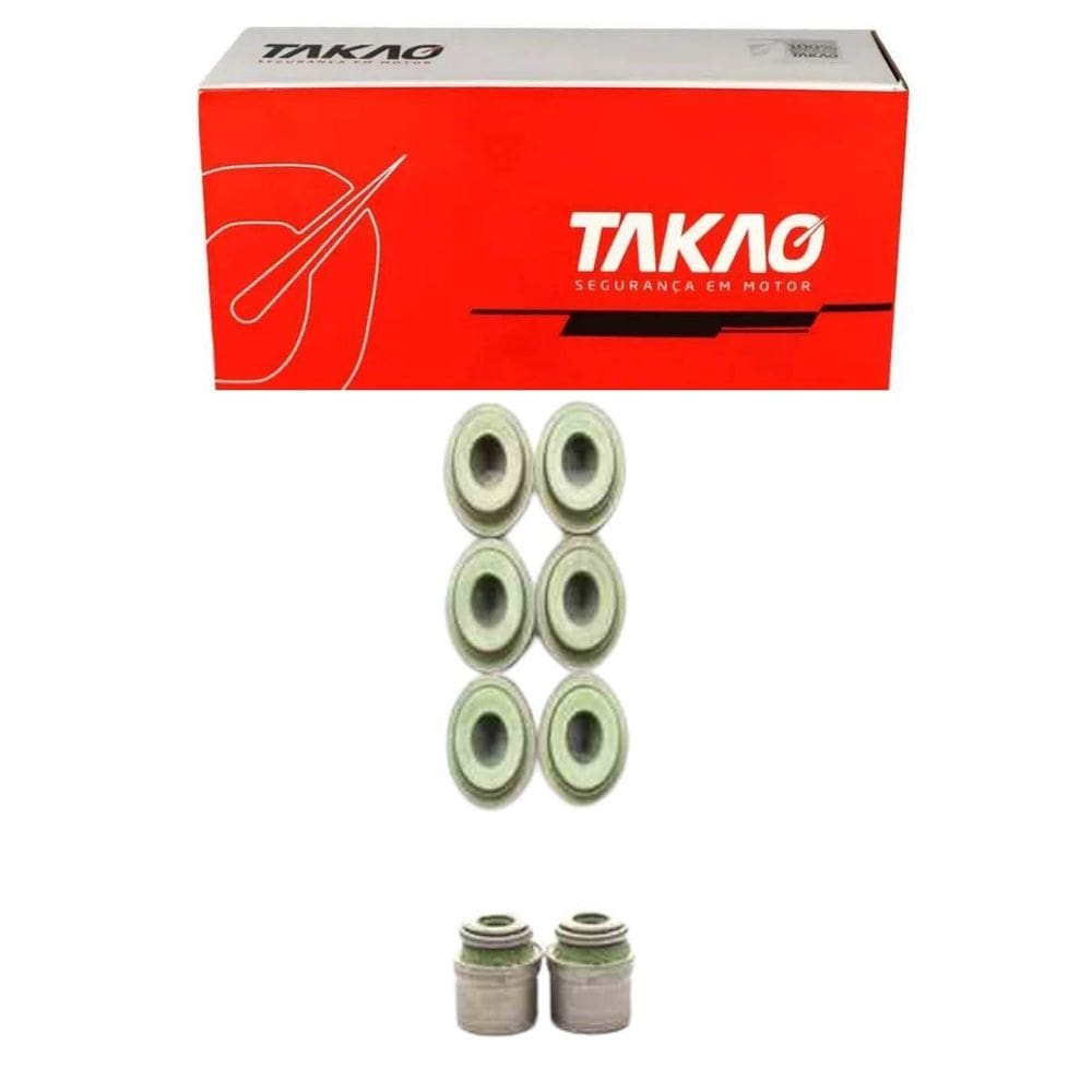 Retentor De Valvulas (Cada) Vectra 2.4 16V 2006 A 2010 / Trailblazer 2.8 16V 2013 A 2022 / S10 2.8 16V 2013 A 2022 - Takao Rvgm28D