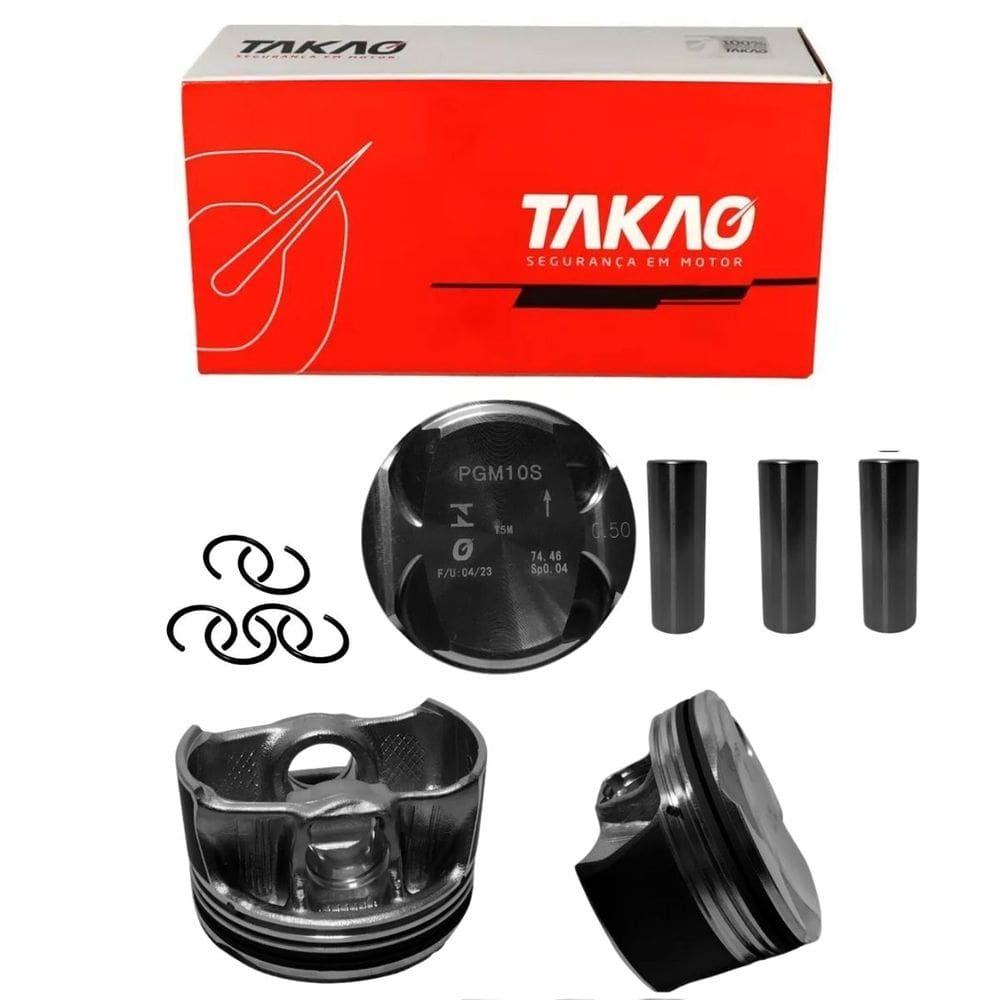 Pistão (Jg) Onix Geração 2 1.0 12V 2020 A 2022 / Tracker Novo 1.0 12V 2020 A 2022 - Takao Pgm10S050