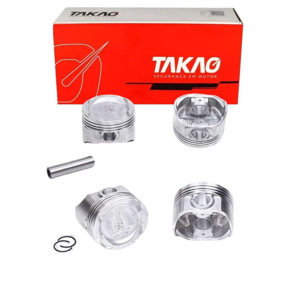 Pistão (Jg) Swift 1.6 16V 1991 A 1995 / Sidekick 1.6 16V 1991 A 1999 / Baleno 1.6 16V 1995 A 1999 / Grand Vitara 1.6 16V 1994 A 2001 - Takao Psz16100