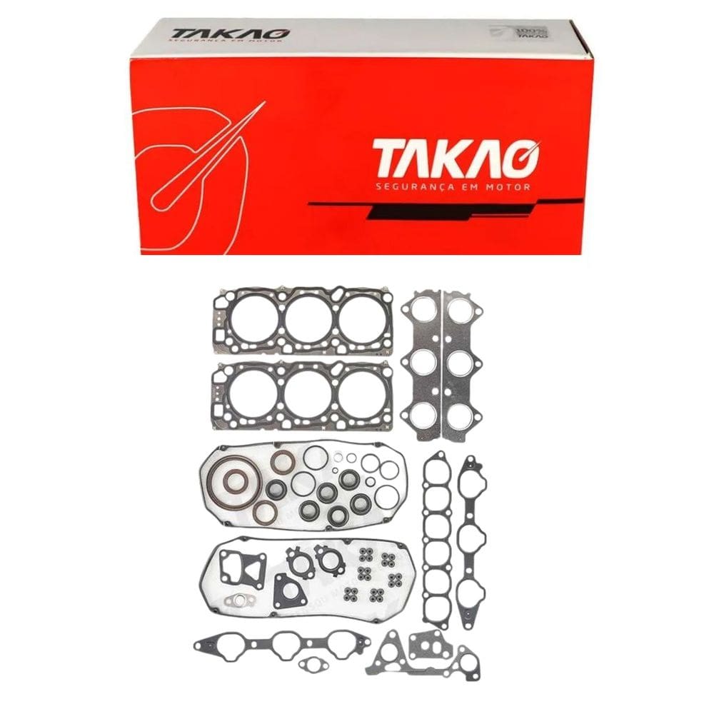 Junta Completa C/ Retentores (Jg) Eclipse 3.0 24V 1999 A 2004 / Pajero Full 3.0 24V 1999 A 2005 / Pajero Sport 3.0 24V 1999 A 2005 - Takao Jcrmi30B