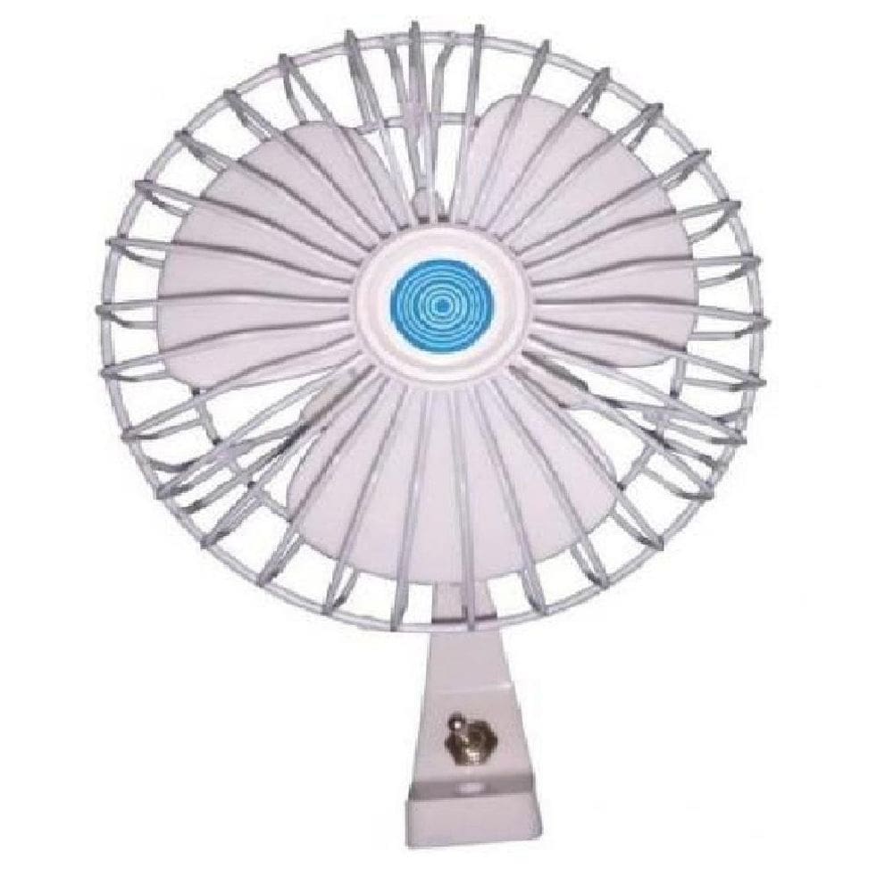 Ventilador De Mesa Marinizado 12V 15W 120 Graus Branco