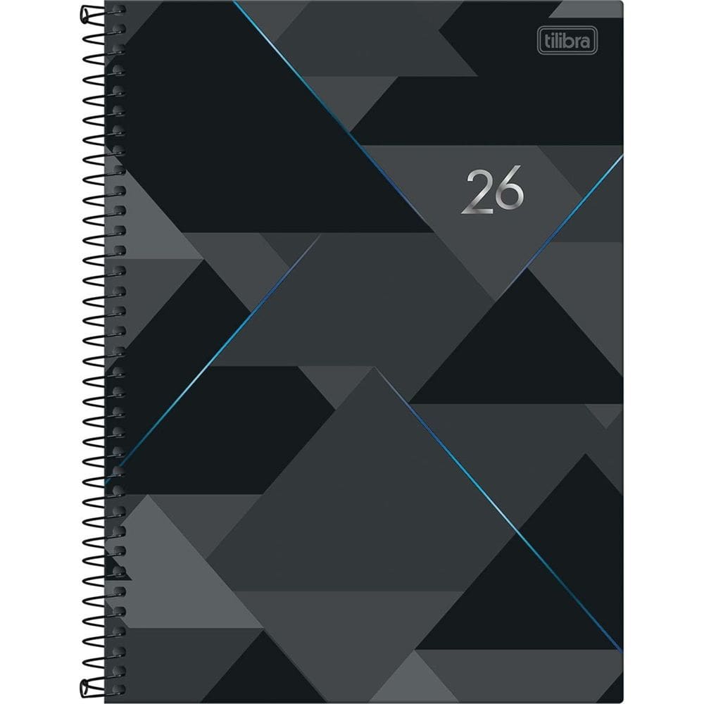 Agenda Espiral 2026 Executiva Diária Spot M9 Grande Tilibra Feminina Masculina 200x275mm