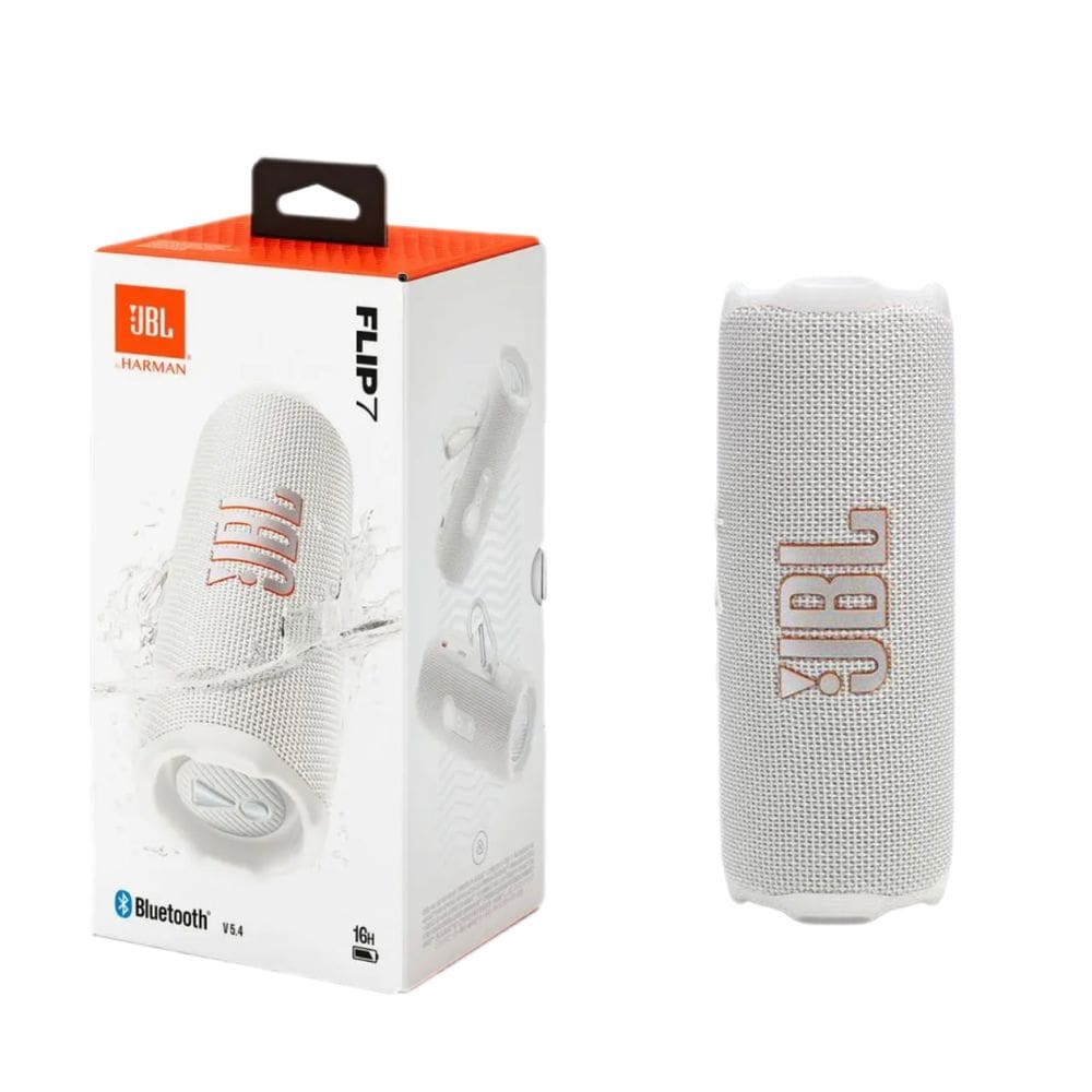 Caixa De Som Jbl Flip 7 Branca Bluetooth Portátil