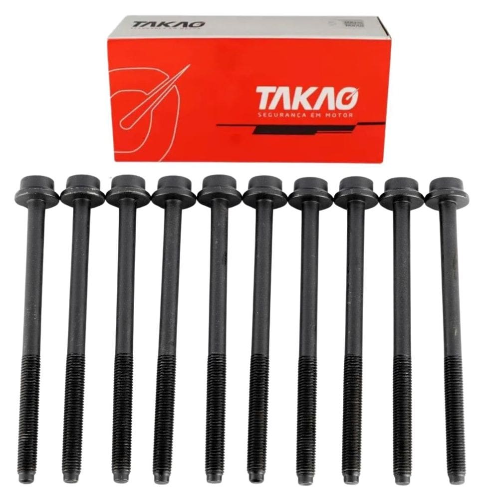 Parafuso De Cabeçote (Jg) A3 1.6 8V 2002 A 2011 / Polo 1.6 8V 2001 A 2014 / Golf 1.6 8V 2001 A 2014 - Takao Pcvw16