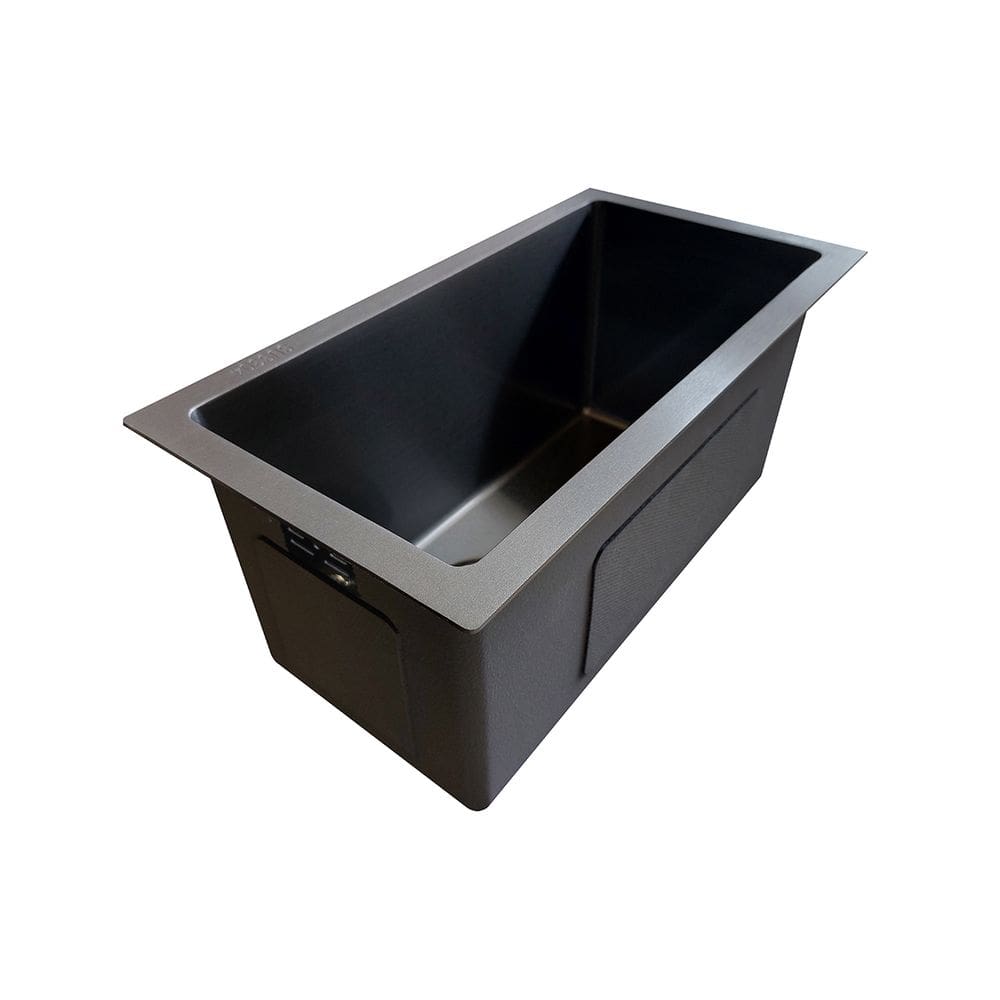 Cuba Inox de Cozinha Embutir ou Sobrepor Gourmet 41x22 Preta