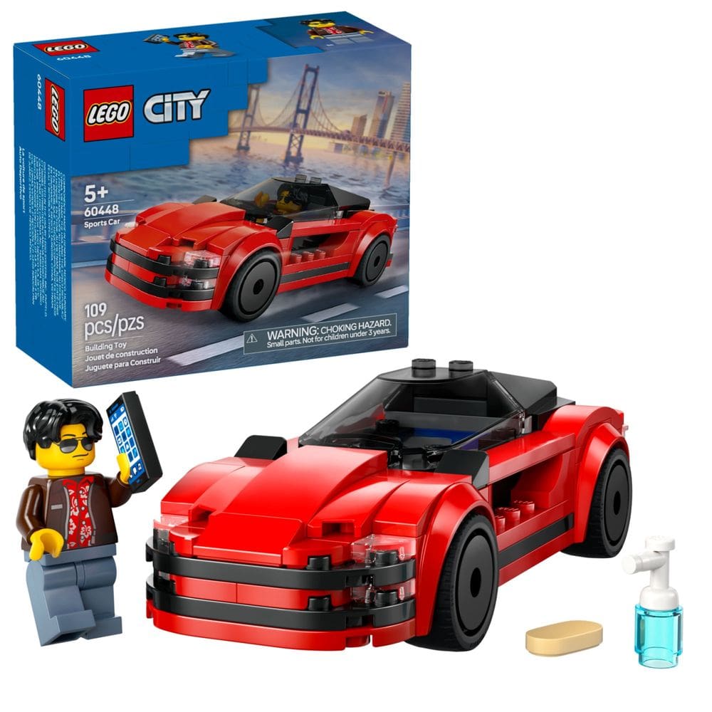 Blocos de Montar - Carro Esportivo Vermelho LEGO DO BRASIL