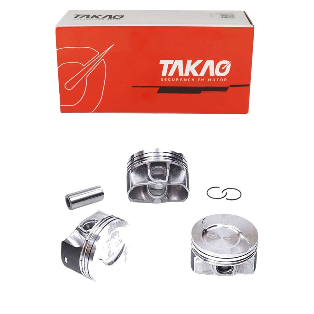 Pistão (Jg) Argo 1.0 6V 2016 A 2022 / Mobi Gse 1.0 6V 2016 A 2022 / Uno Novo 1.0 6V 2016 A 2022 - Takao Pfi10Jstd