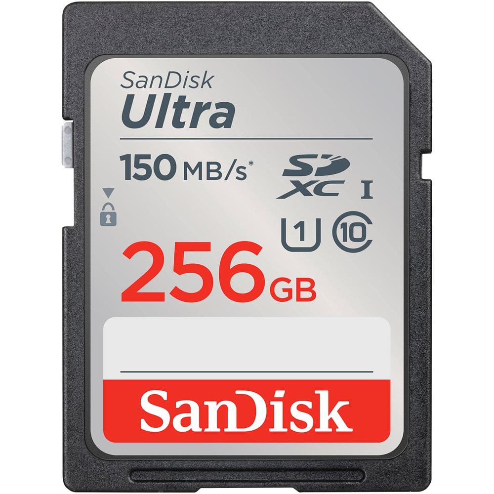 Cartão de memória SanDisk Ultra SDXC 256GB UHS-I C10 U1 Full HD