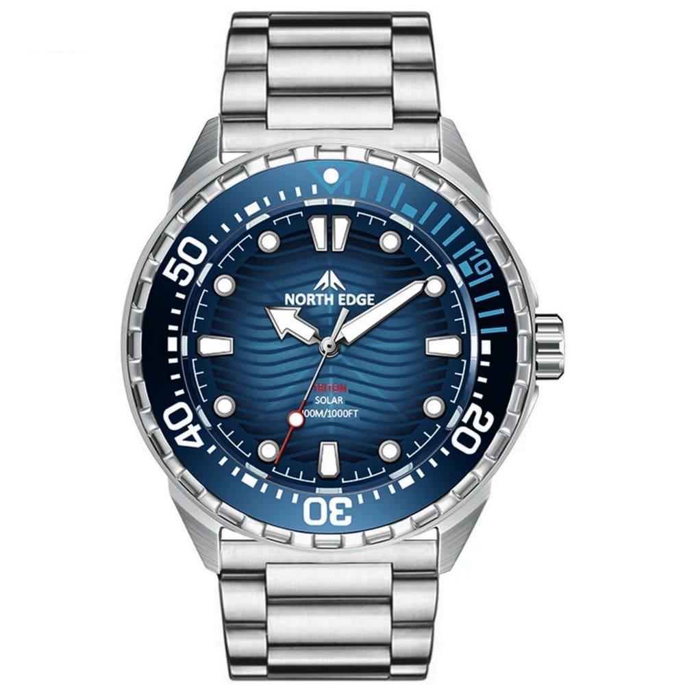 Relógio Masculino de Mergulho TRITON Movido a Energia Solar A Prova D´agua Impermeavel