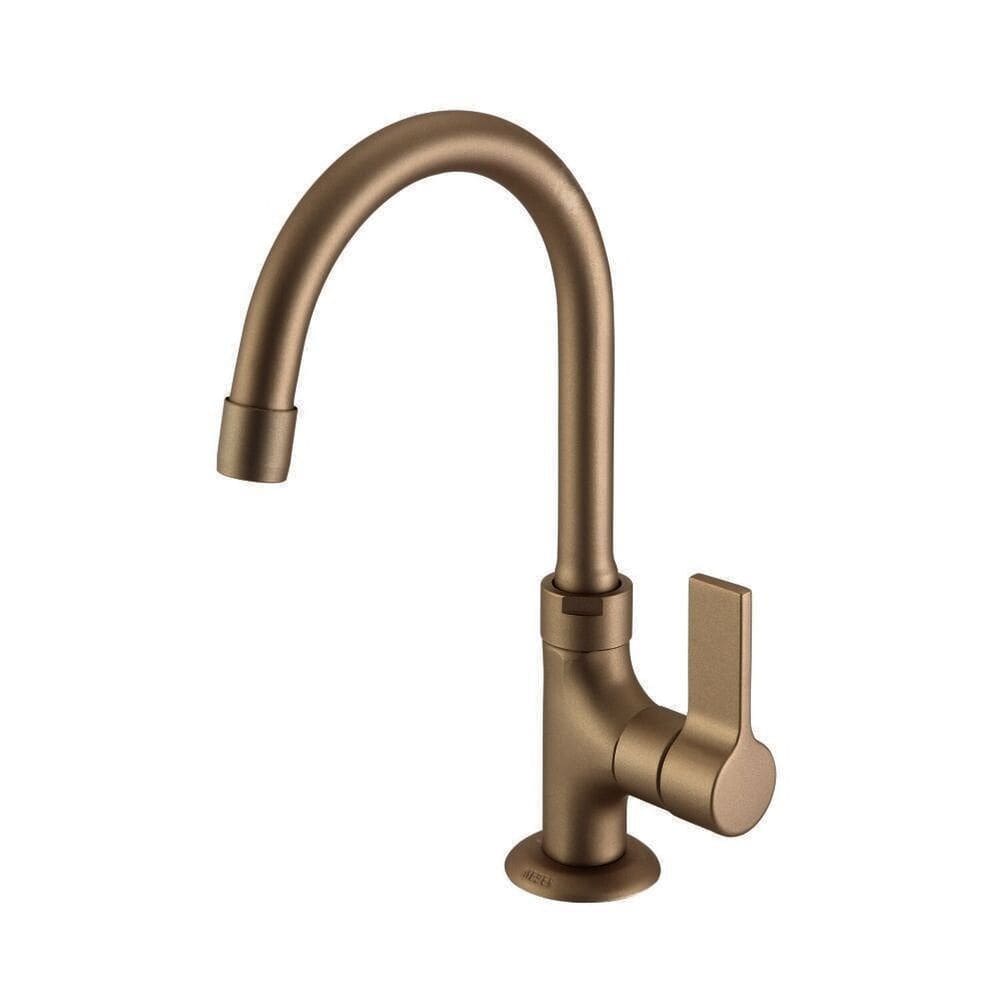 Torneira para Banheiro Atria Meber Metais Dourado Matte