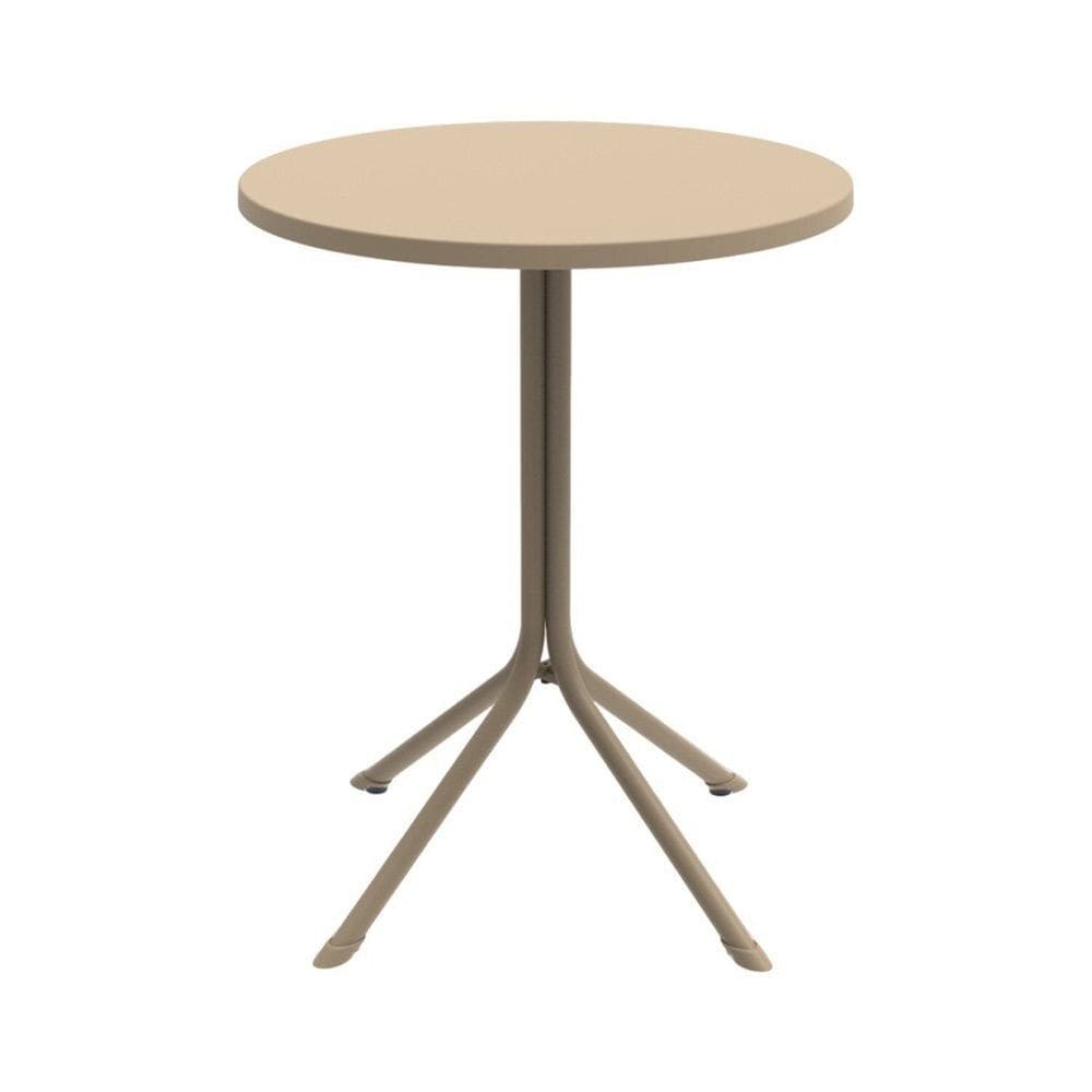 Mesa para Jardim Redonda Bistrô Gávea Cinza