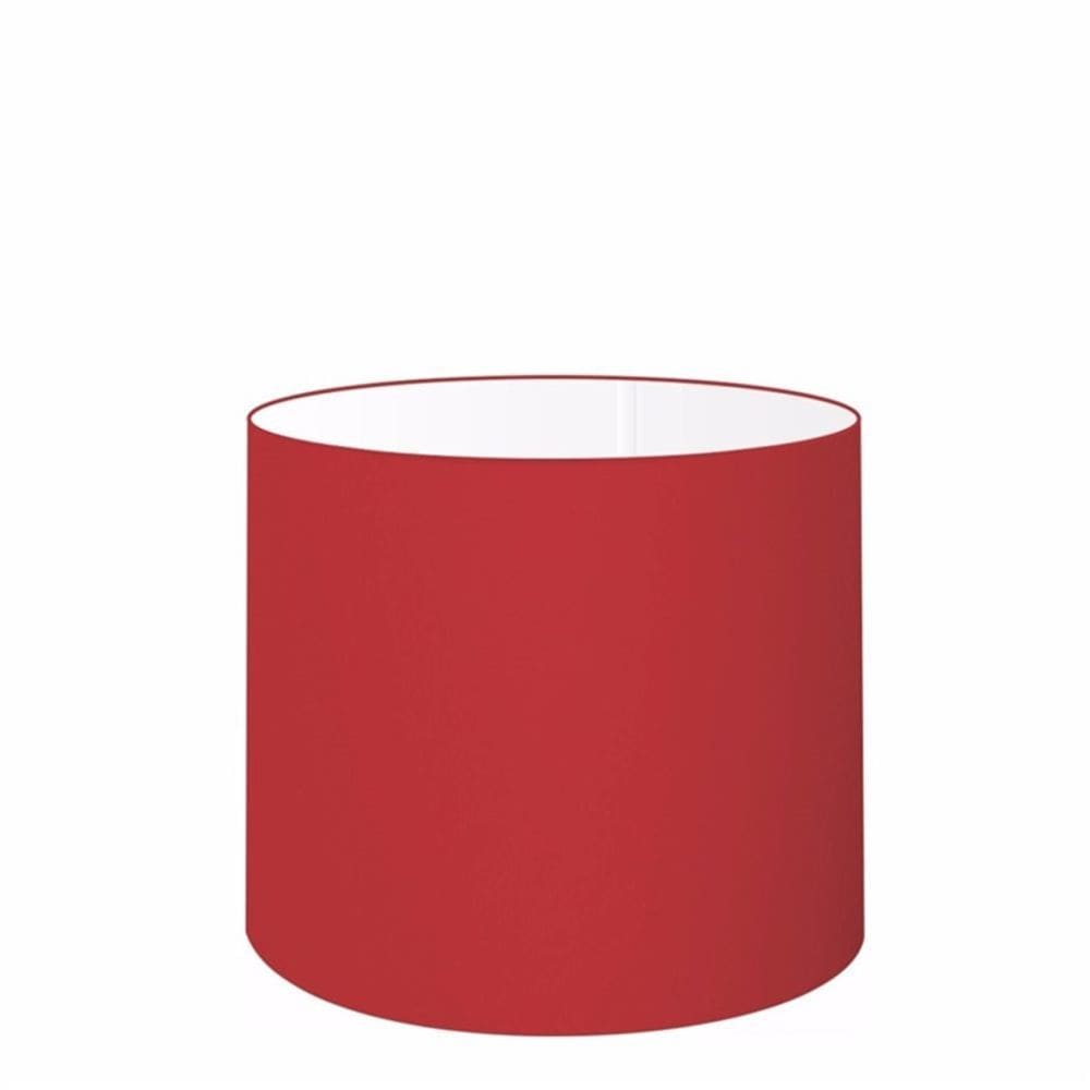 Cúpula em Tecido Cilindrica Abajur Luminária Cp-4113 30x25cm Bordo