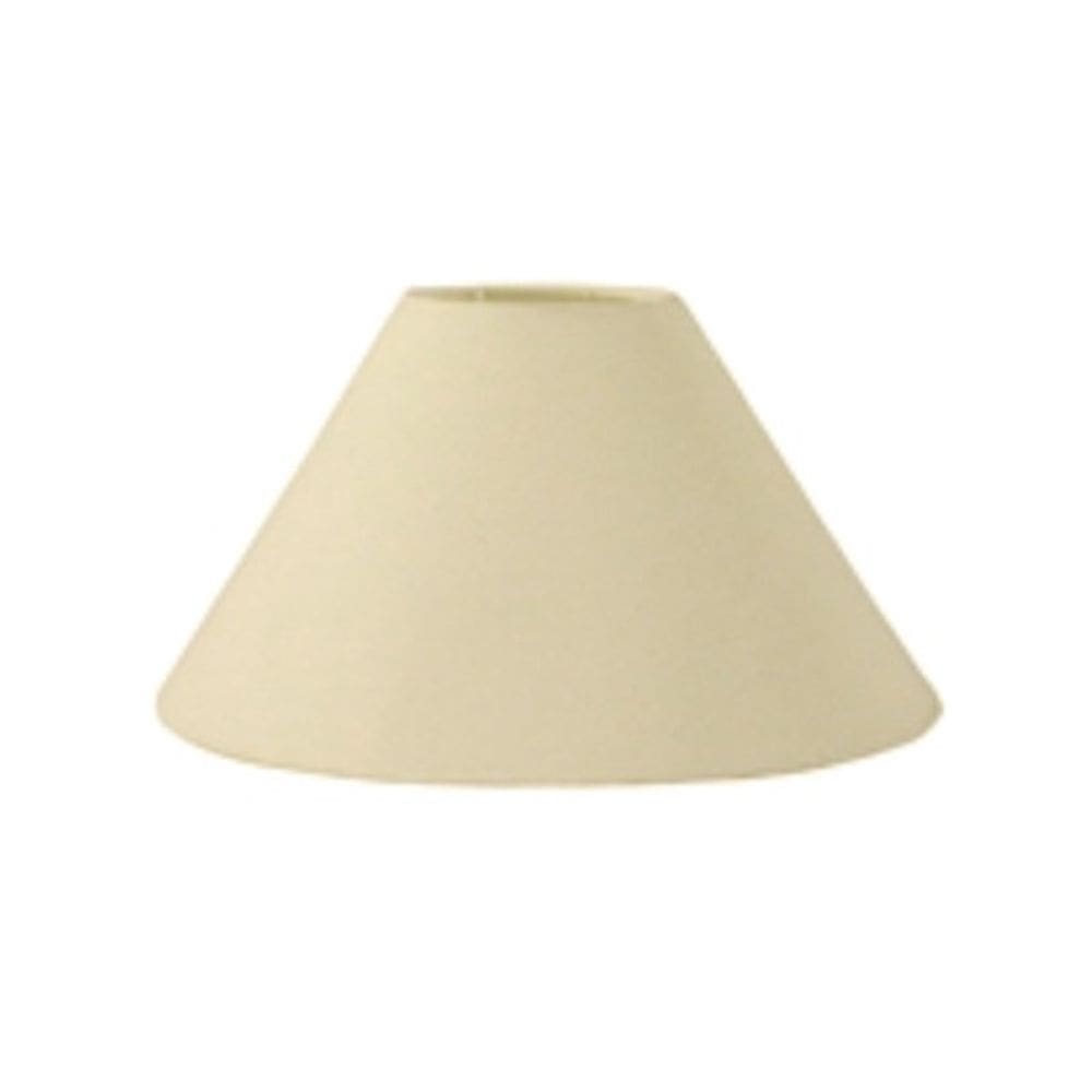 Cúpula em Tecido Cone Abajur Luminária Cp-4078 25/40x15cm Algodão Crú