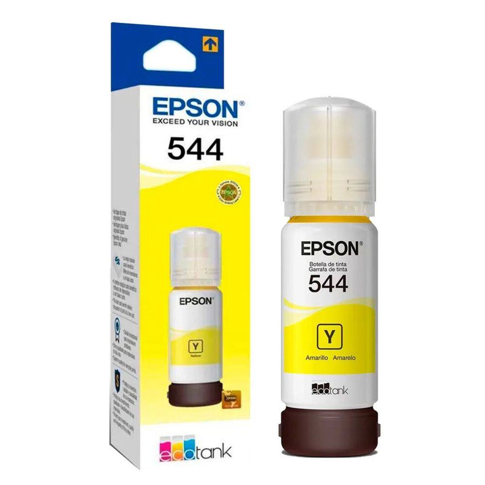 Garrafa De Tinta Epson Ecotank T544 Amarelo T544422