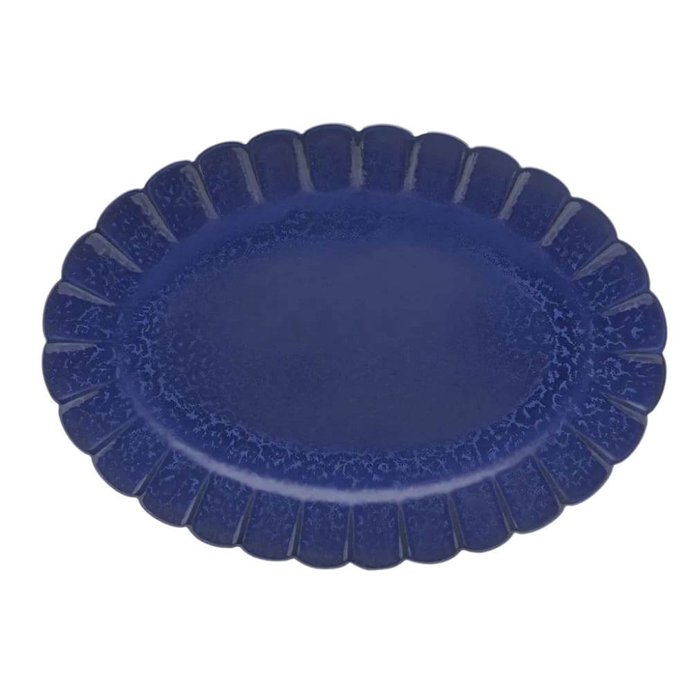 Travessa Oval Em Porcelana Flora 41,5x29,5cm Oxford Amor-Perfeito