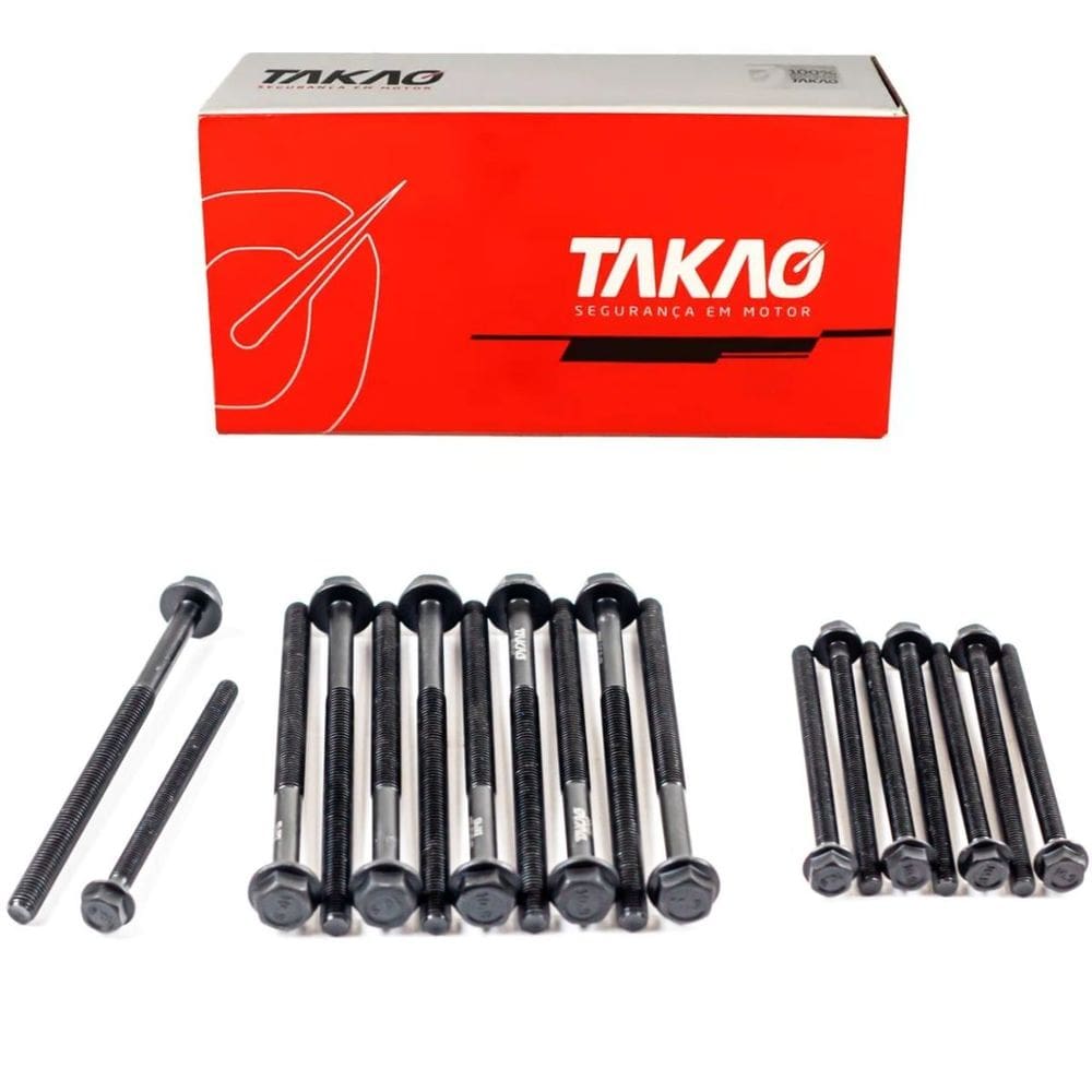 Parafuso De Cabeçote (Jg) Transit 2.4 16V 2008 A 2011 - Takao Pcfo24D