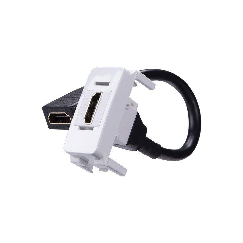 Módulo Tomada Hdmi Margirius B3 Branco Branco