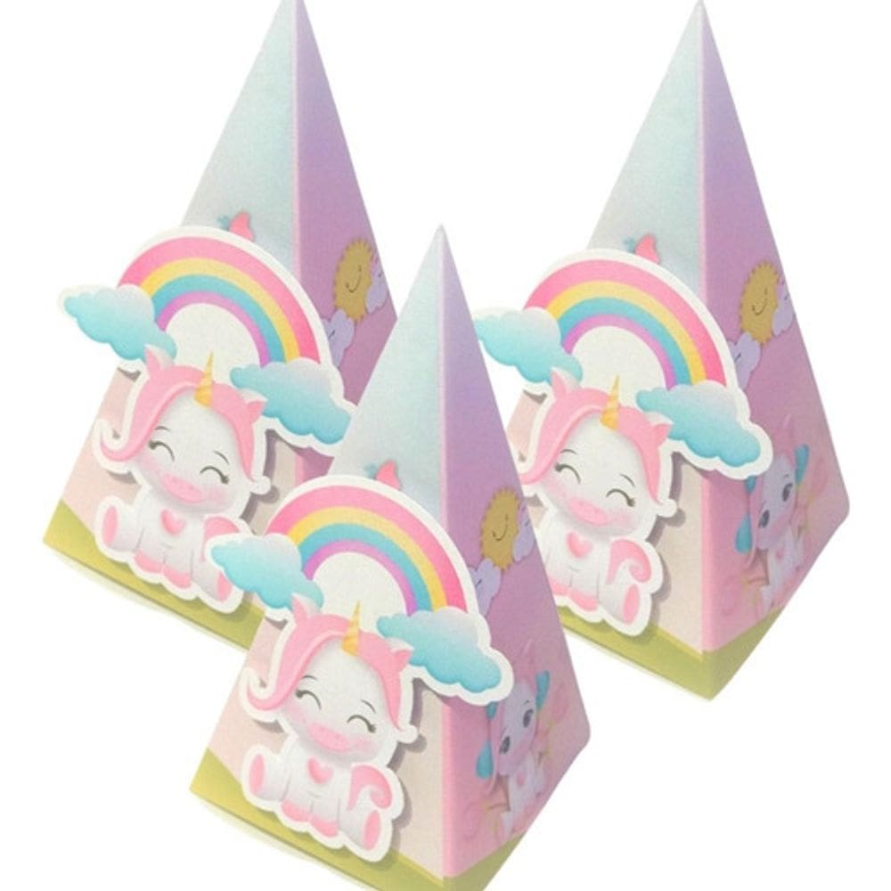 10 Caixinhas lembrancinhas Aniversário Milk ou Porta Bis ou Cone ou Casinha