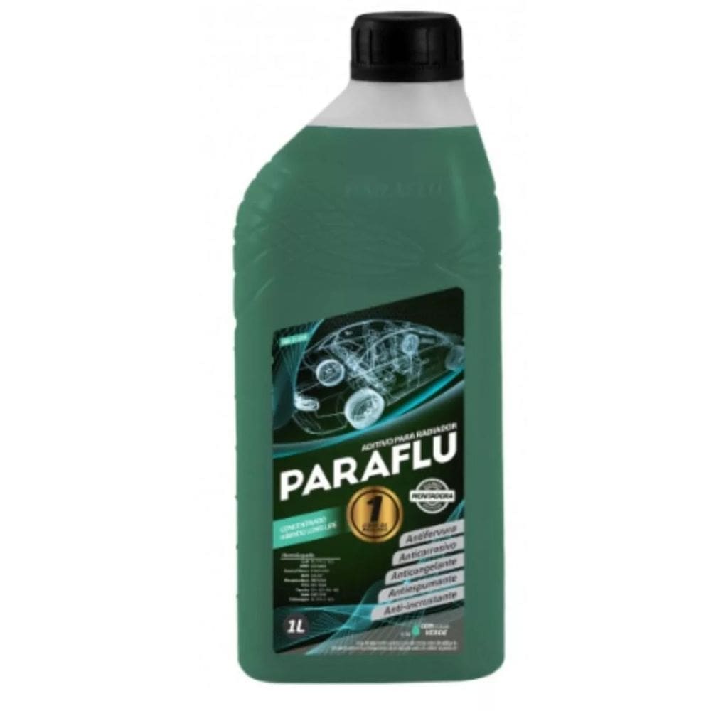 Aditivo Para Radiador Hibrido Concentrado 1 Litro Verde - Veiculos Leve / Pesado / Agricola / Nautico - Paraflu 10-3055