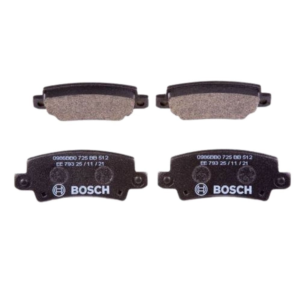 0986Bb0725 - Pastilha Freio Tras - Corolla 03 Em Diante - Bosch
