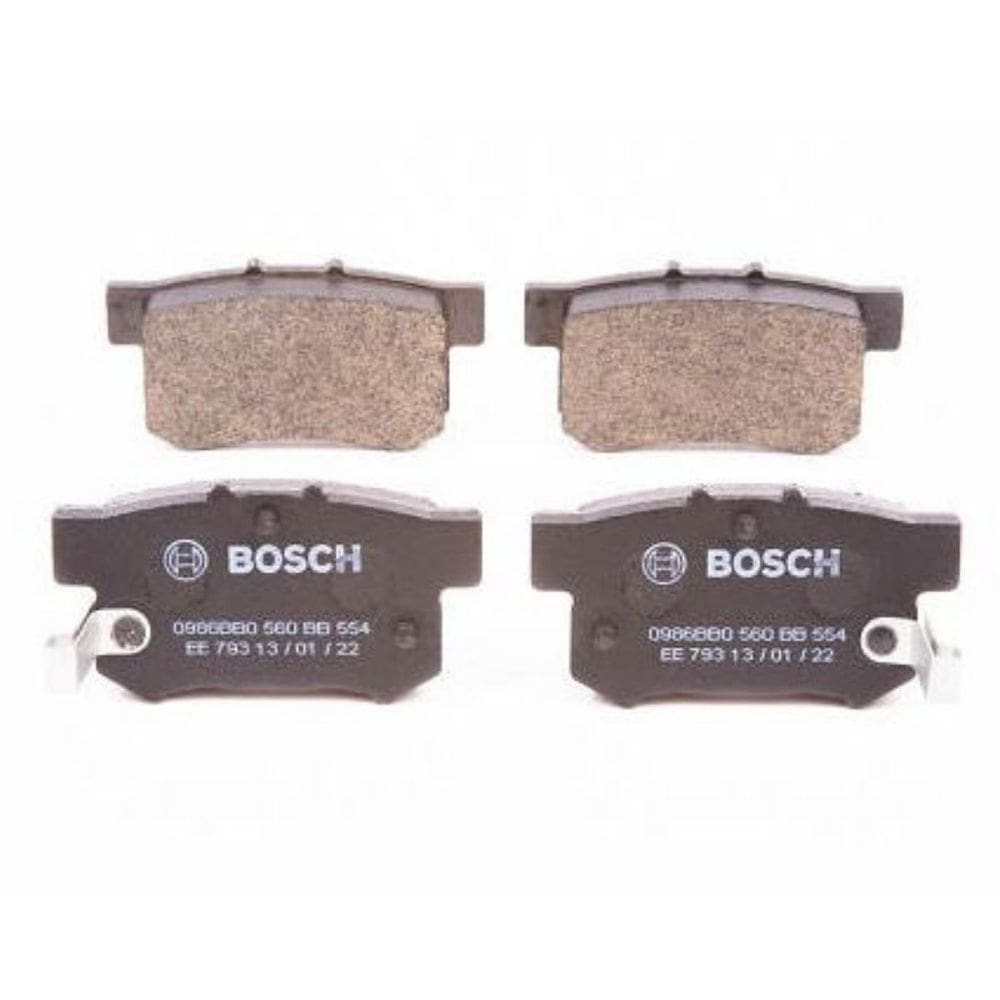 0986Bb0560 - Pastilha Freio Tras Akebono - Crv 2.0 16V 03 / Civic Si 05 / Accord Ex - Bosch