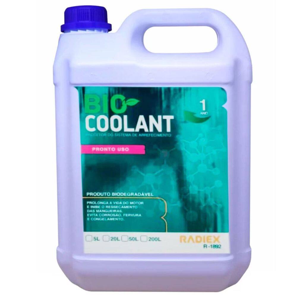 R1892-5 - Aditivo Radiador Pronto Uso Rosa 5L - Universal Pronto Para O Uso 5L - Radiex