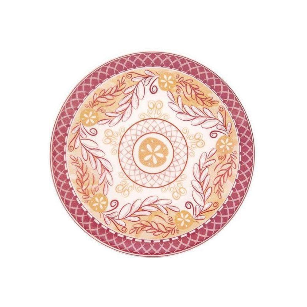 Conjunto De 6 Pratos Sobremesa 19 Cm Unni Etna
