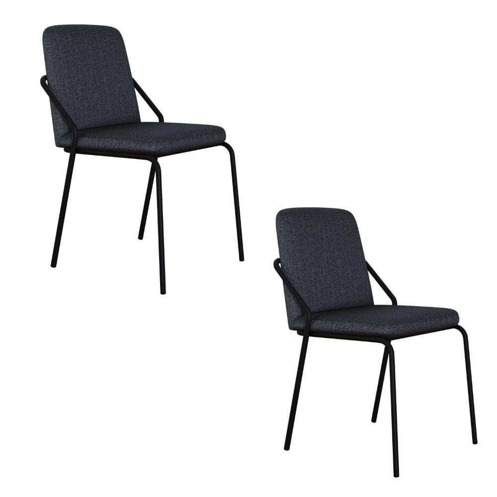 Cadeira Fixa Estofada Bloom C/02 Un.