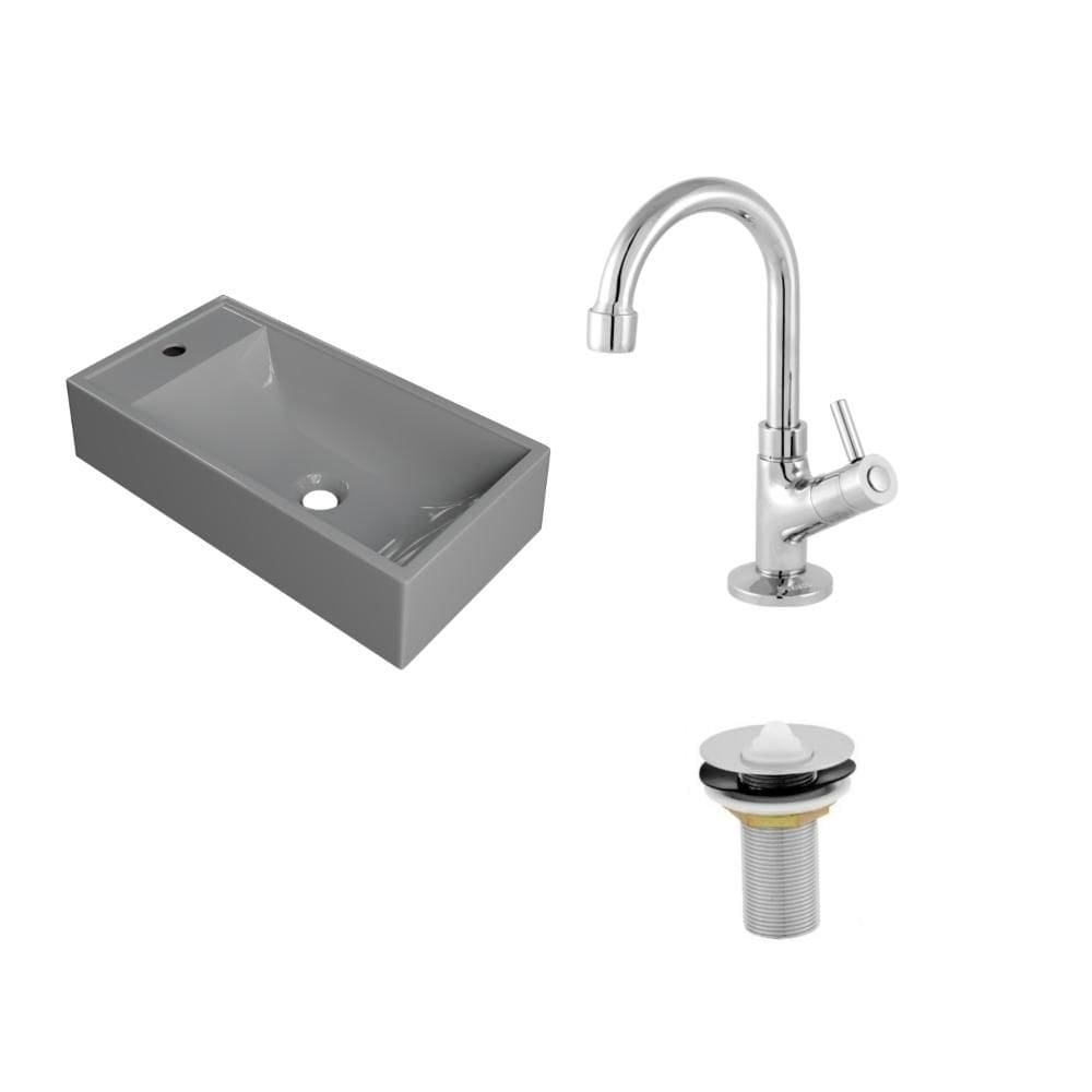 Kit Cuba RL545 C/Torneira 1198 Metal + Válvula 1`` (2,6cm)