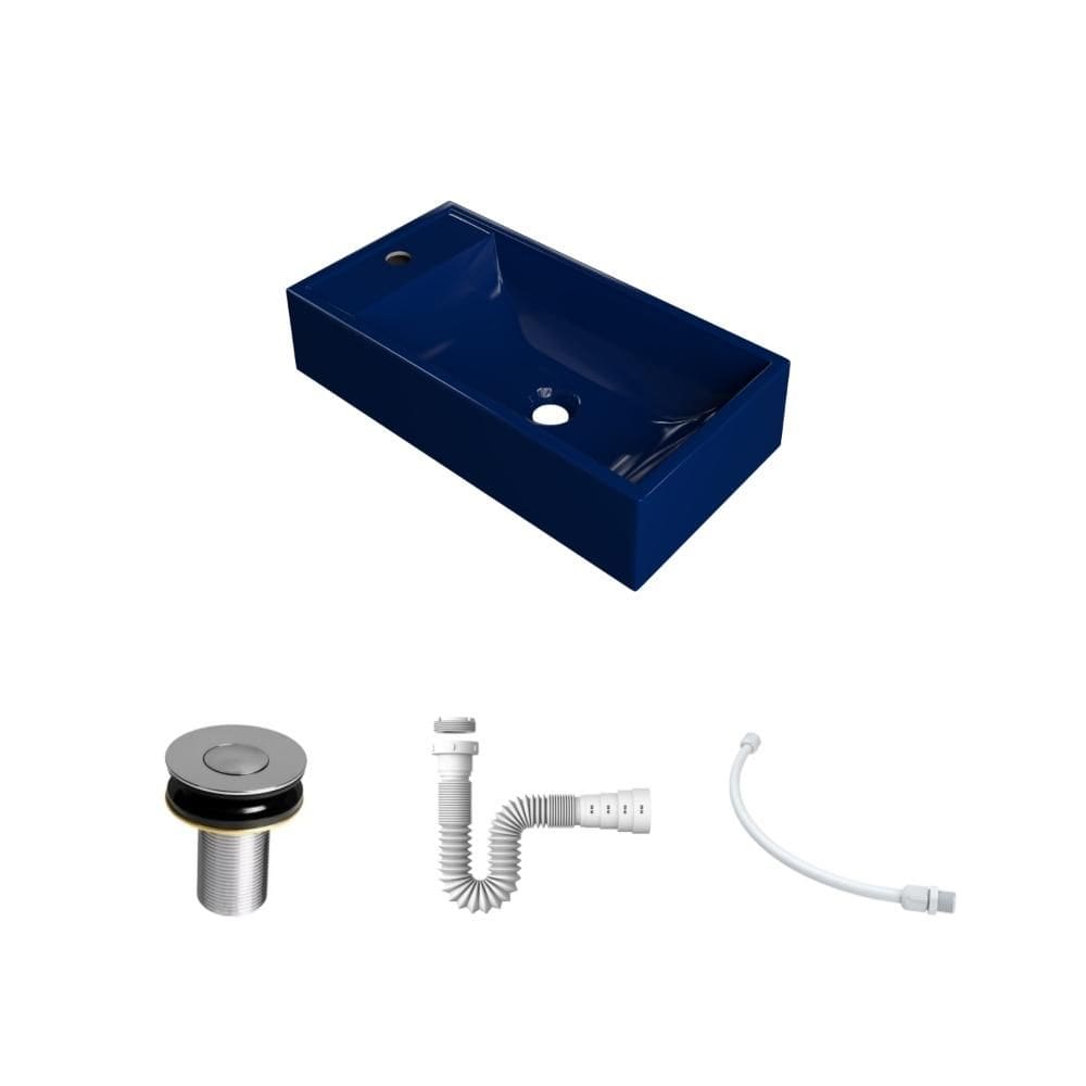Kit Cuba RL545 C/Válvula Click 1``B (2,6cm) + Sifão Pvc + Flexível