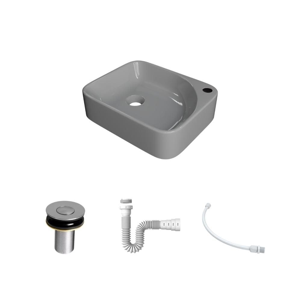Kit Cuba RO36 C/Válvula Click 1``B (2,6cm) + Sifão Pvc + Flexível