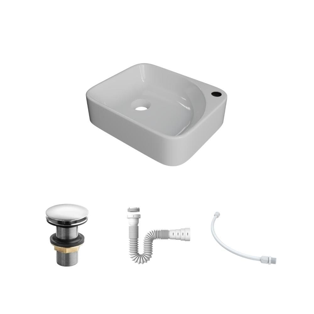 Kit Cuba RO36 C/Válvula Click 1``G + Sifão Pvc + Flexível