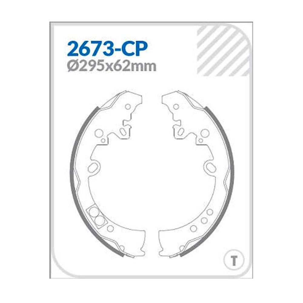 Sapata De Freio - Fortuner 2004 A 2018 / Hilux 2005 A 2018 - 2673Cp