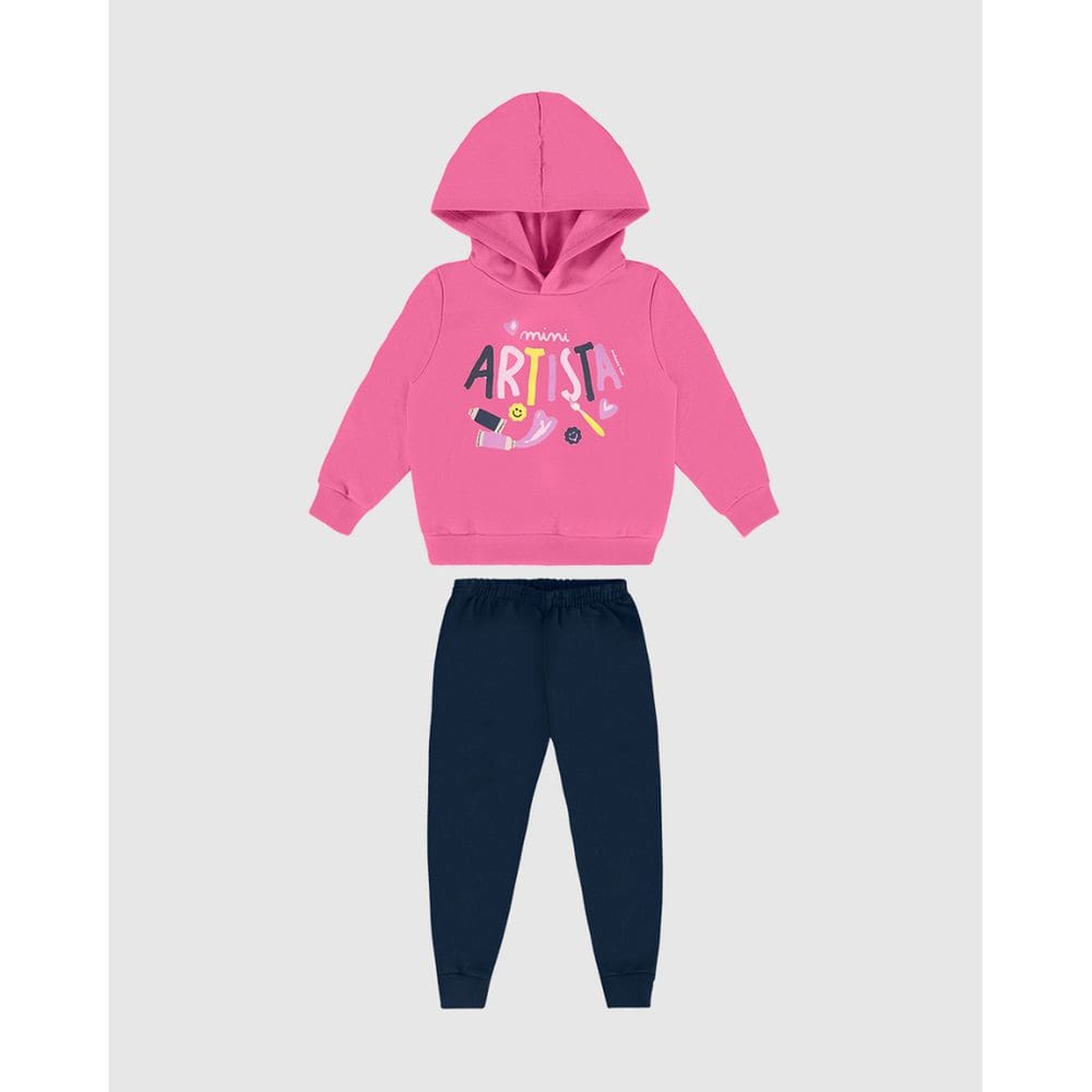 Conjunto Infantil Moletom Menina Malwee Kids Ref. 126246