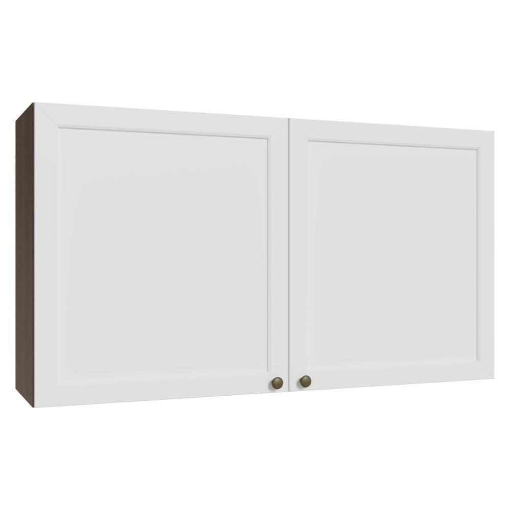 Armário Aéreo 120 cm 2 Portas Rustic/Branco Vik Madesa