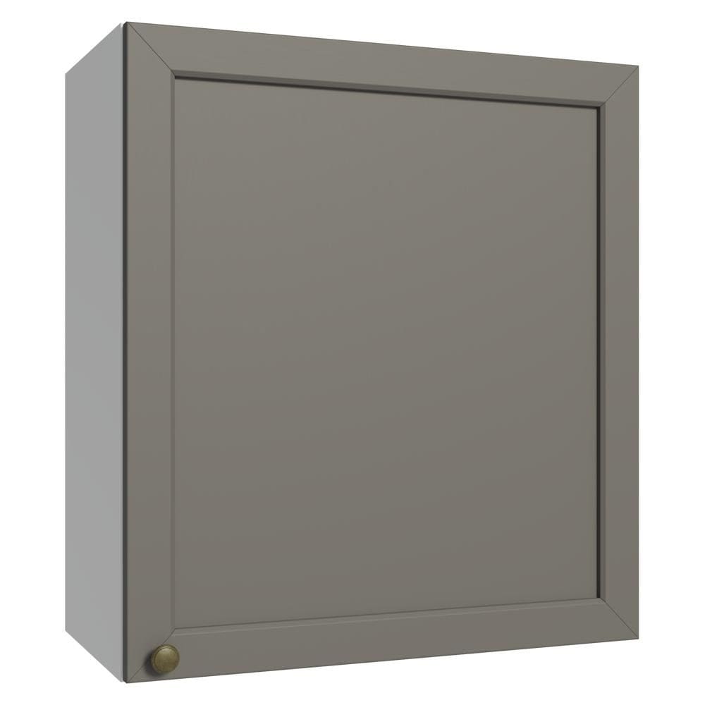 Armário Aéreo 60 cm 1 Porta Branco/Cinza Vik Madesa