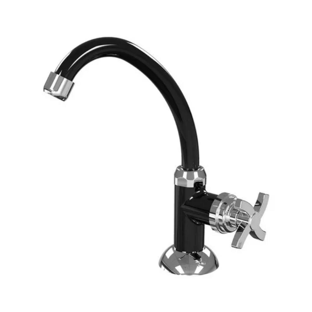 Torneira Acquabios Preta Avulsa Modelo Mesa