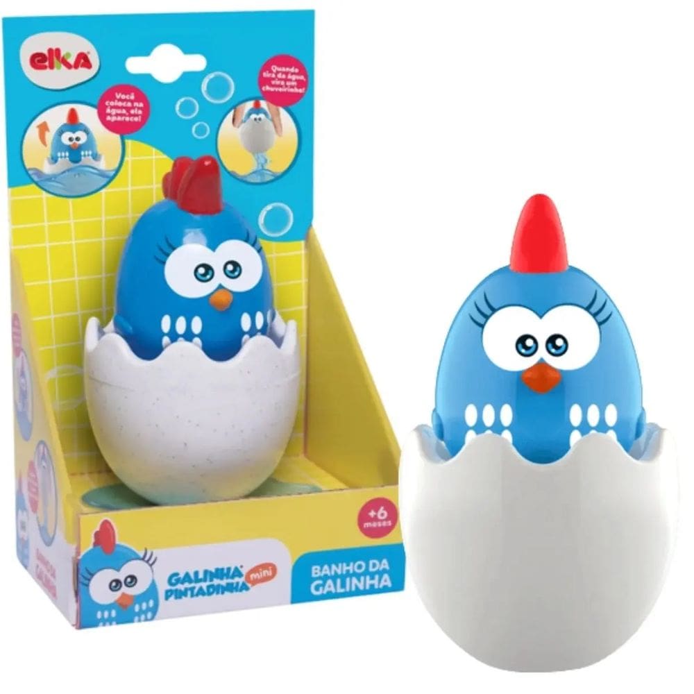 Brinquedo Banho da Galinha Pintadinha Agua - Elka