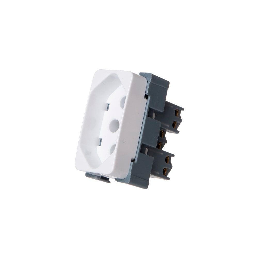 Módulo Tomada MarGirius B3 2P+T 20A Branco