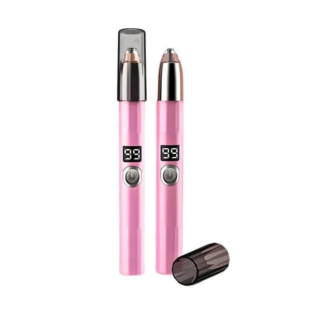 Caneta Depiladora Rosa Aparadora Facial Elétrico Portátil