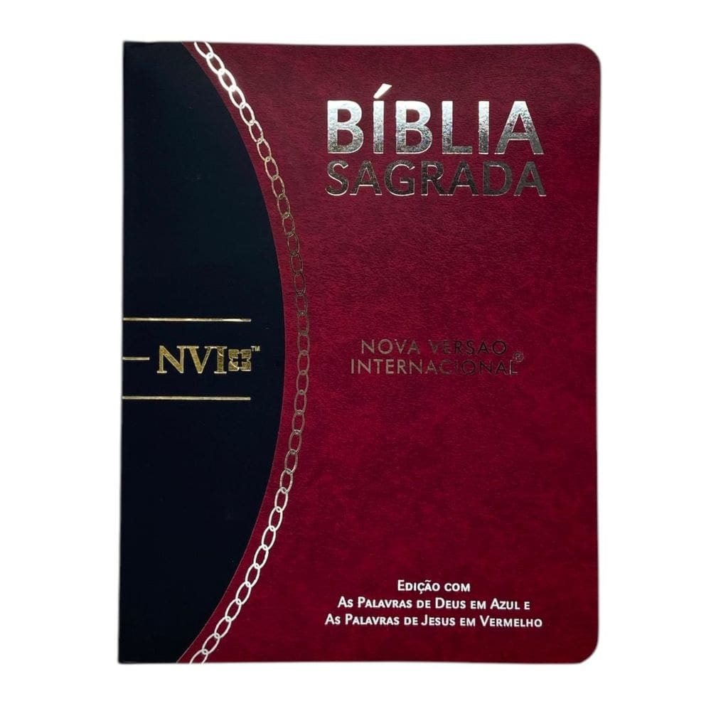 Bíblia Sagrada Nvi pentecostal assembleia batista universal Com Índice Bordô E Preto