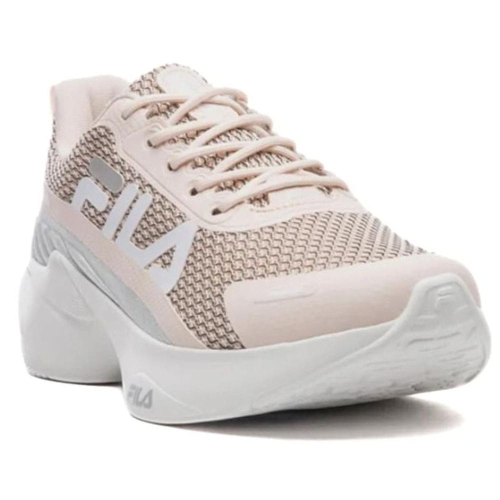 Tênis Fila Progress Lite Feminino - Bege e Cinza